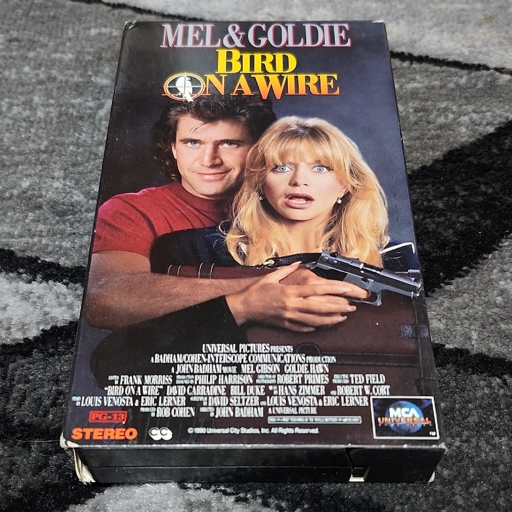 BIRD ON A WIRE VHS 1990 MEL GIBSON GOLDIE HAWN
